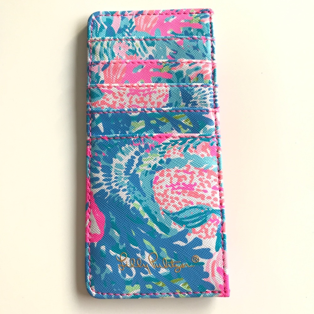 Lilly Pulitzer Card Case in Fished my Wish - NEW